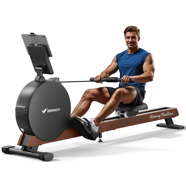 Merach Magnetic Rowing Machine (400 lb)